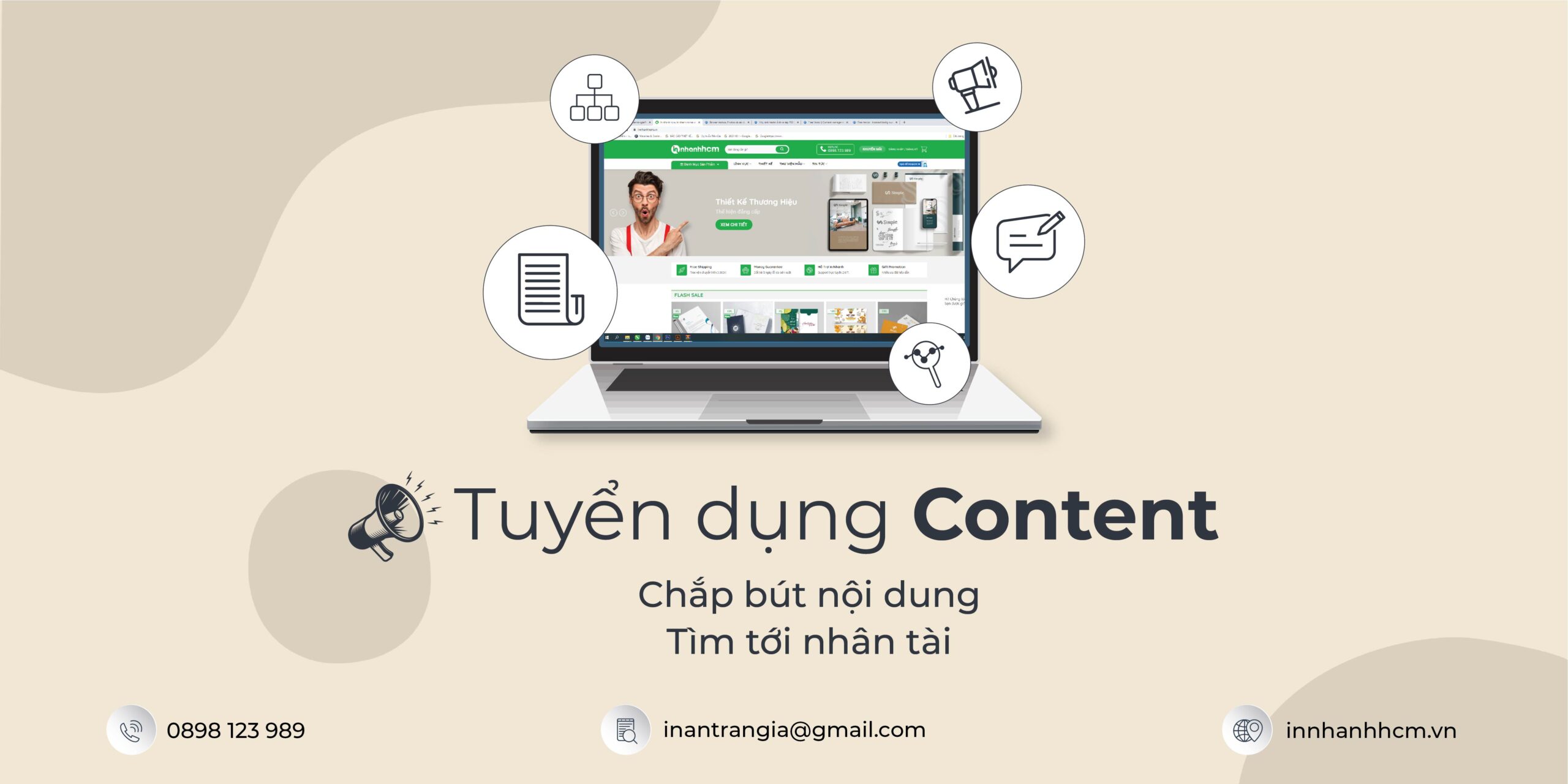 Tuyển dụng content marketing
