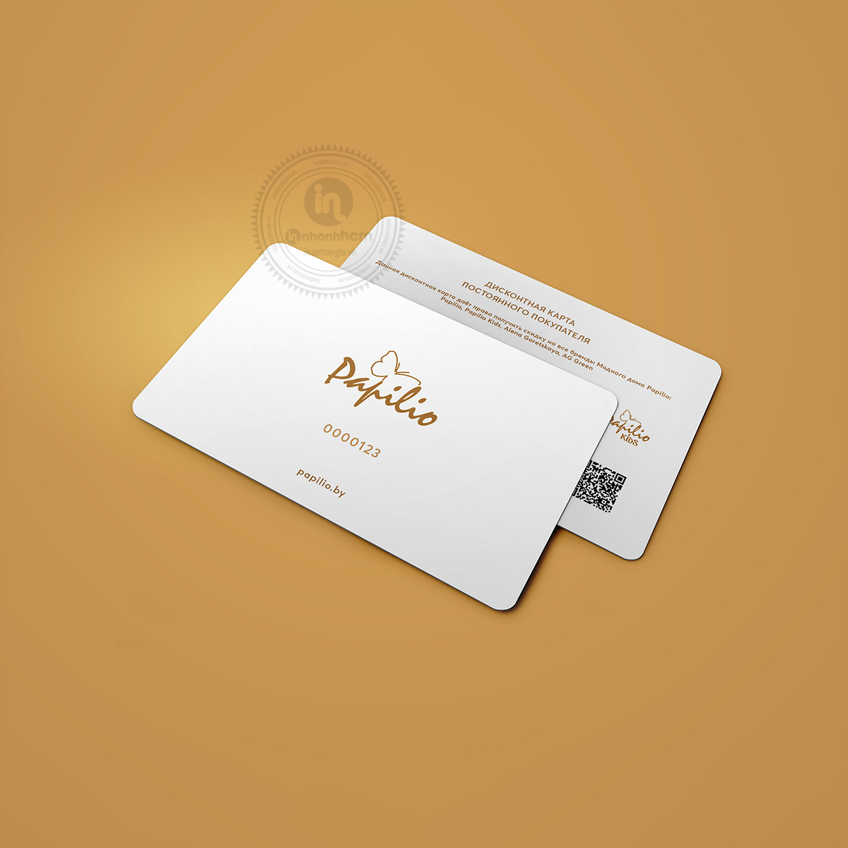 CARD GIAY NHUA - 6 in danh thiếp giấy nhựa