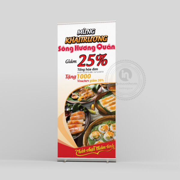 Chân standee cuốn