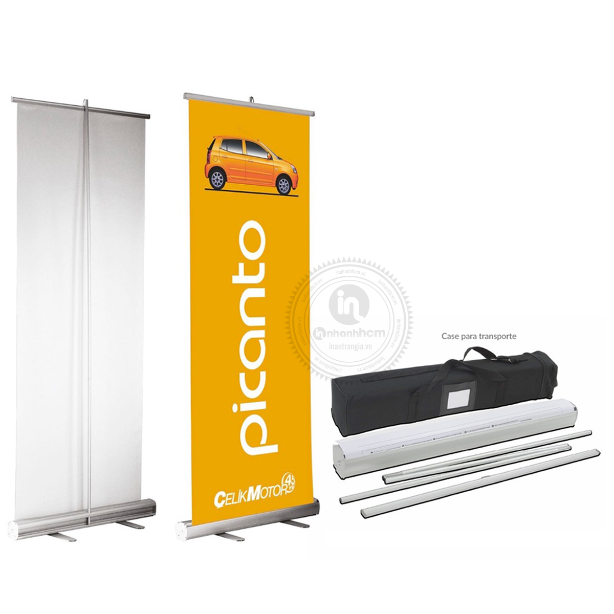 standee-cuon Chân standee cuốn