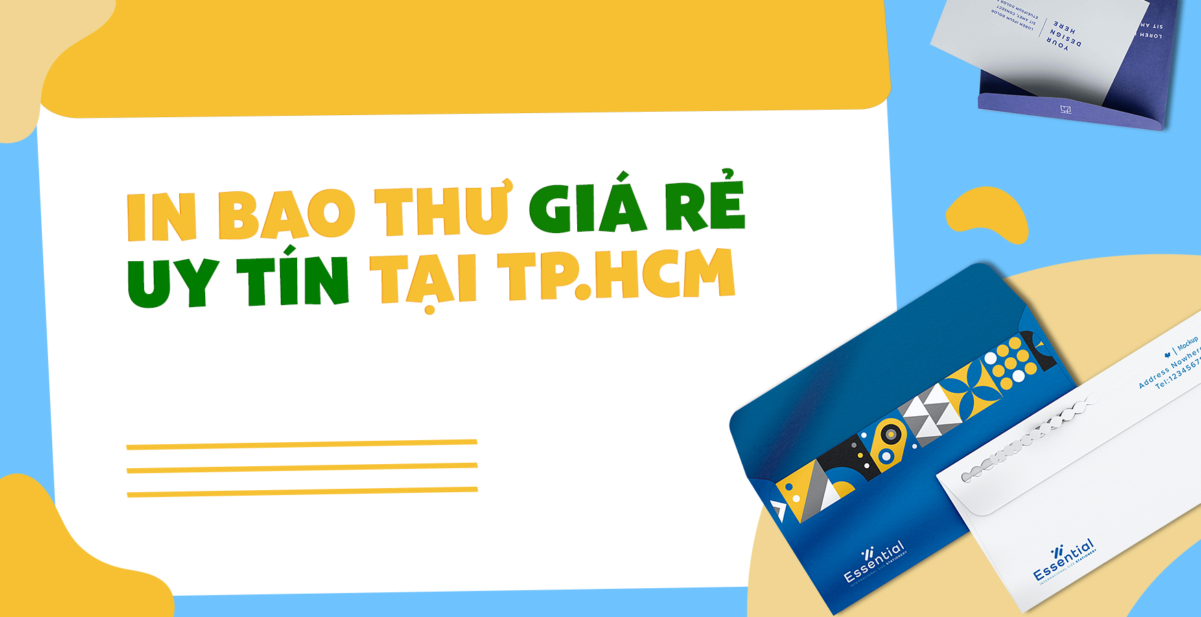 In bao thư giá rẻ, uy tín tại Tp. Hồ Chí Minh
