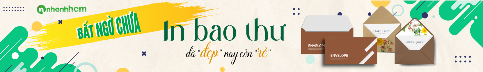 In Nhanh Hcm 129 in bao thư giá rẻ