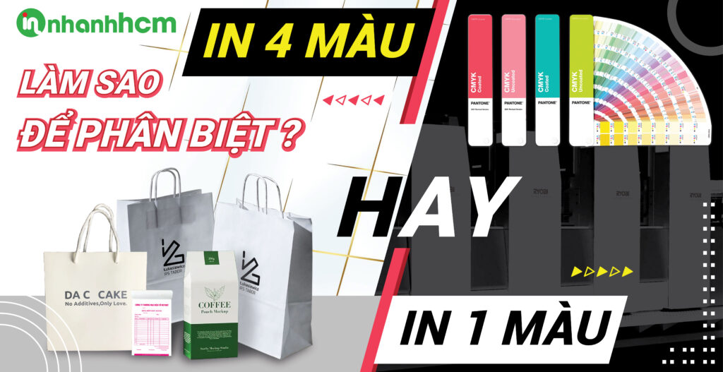 In 1 màu, in nhiều màu, in 4 màu trong in ấn 7 In 1 màu, in nhiều màu, in 4 màu trong in ấn