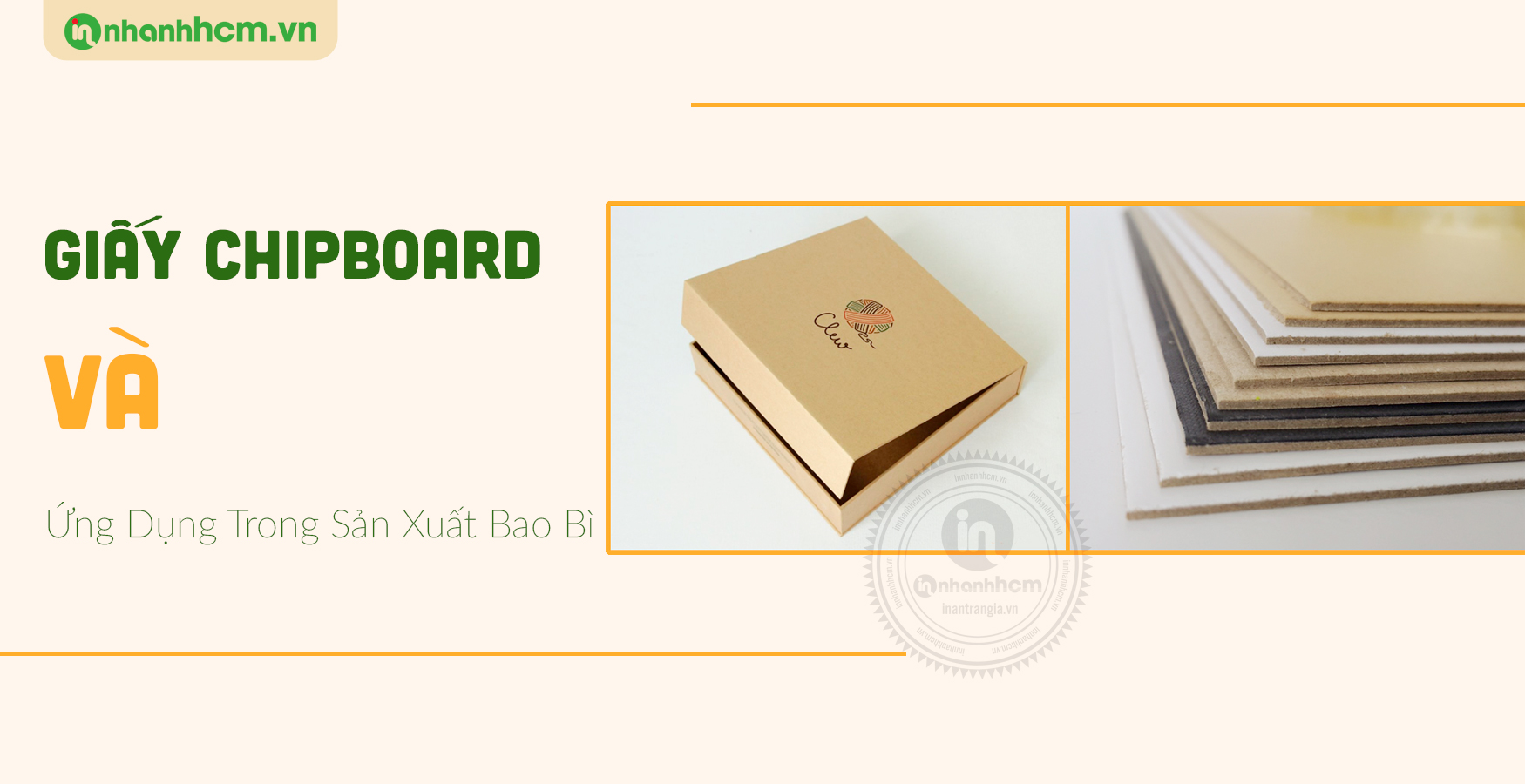 Giấy Chipboard Và Ứng Dụng Trong Sản Xuất Bao Bì